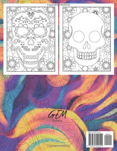 Skull Coloring Book: Fun Designs for Kids and Teens to Color with Awesome Pattern Skull Designs! G.E.M.