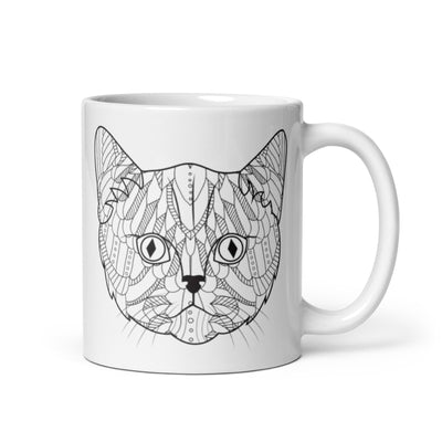 MEOW Cat Coloring Mug G.E.M.